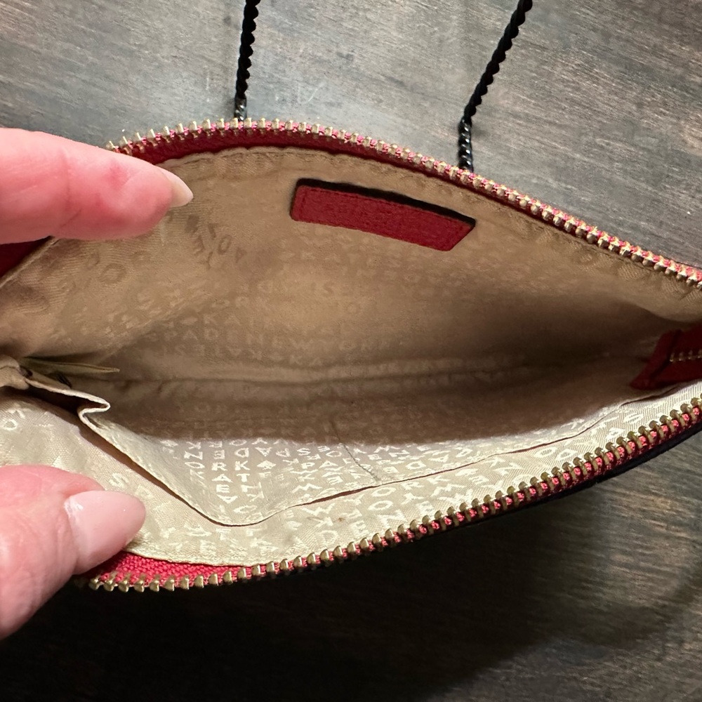 Kate Spade orangish Red Wristlet Clutch - Picture 4 of 5